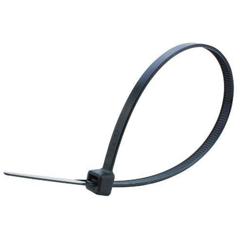 CABLE TIES L250mm x W4.8mm BLACK (100PCS) ELTECH